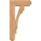 Ekena Millwork Merced Craftsman Smooth Bracket w/ Offset Brace, Western Red Cedar, 5 1/2"W x 14"D x 26"H BKT0604X14X26MRC04SWR - alternate 2